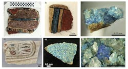 Figure 1. Fig. 3: Egyptian artifacts containing EB pigment (Source: NPJ Heritage Science). Figure 1. Fig. 3: Egyptian artifacts containing EB pigment (Source: NPJ Heritage Science).