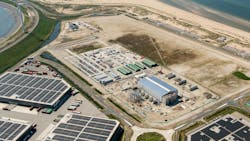 25 June 2024, Rotterdam, Netherlands. Europe's largest green hydrogen plant will be built on Maasvlakte 2. Shell Energy owns the futuristic plant which will be named Holland Hydrogen. I 25 June 2024, Rotterdam, Netherlands. Europe's largest green hydrogen plant will be built on Maasvlakte 2. Shell Energy owns the futuristic plant which will be named Holland Hydrogen. I