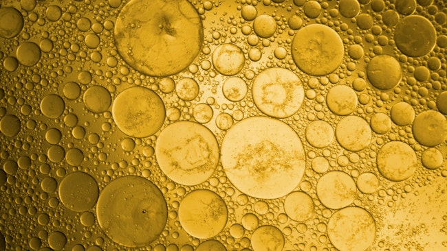 Biodiesel blend with bubbles