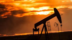 Sunset at a North Dakota oil field Sunset at a North Dakota oil field