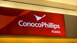 ConocoPhillips Company sign ConocoPhillips Company sign