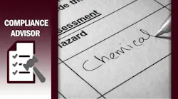 Compliance advisor chemical assessment sheet
