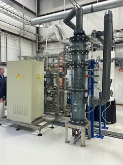 Lummus technology’s PFAS destruction demonstration unit. Lummus technology’s PFAS destruction demonstration unit.