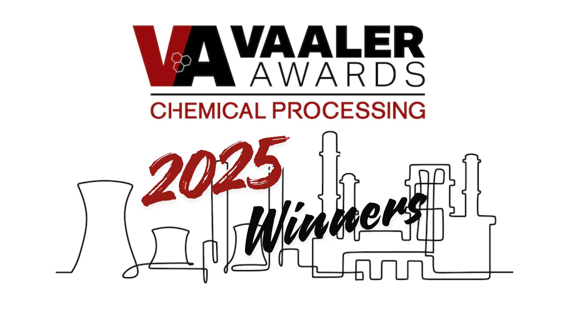 2025 Winners of the Chemical Processing Vaaler Awards