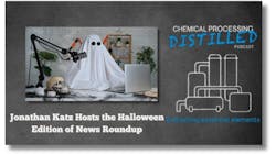 A ghost is hosting a Halloween News Roundup podcast A ghost is hosting a Halloween News Roundup podcast