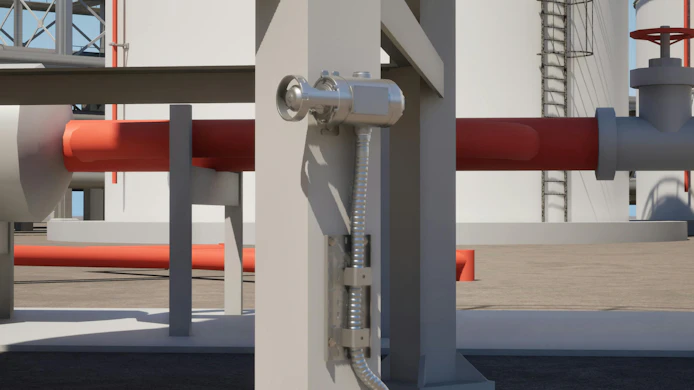 The Rosemount 625IR advanced optical infrared (IR) gas detector