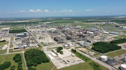 Aerial view of Covestro's Baytown, Texas site Aerial view of Covestro's Baytown, Texas site