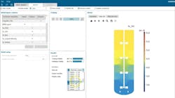 Siemens software screen displays a two-field prediction with ROMs. Siemens software screen displays a two-field prediction with ROMs.