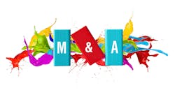 paint splotches with M&A to signify Akzo Nobel, Axalta Merge to Create Global Coatings Giant paint splotches with M&A to signify Akzo Nobel, Axalta Merge to Create Global Coatings Giant