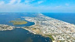 view of the New Jersey coastline view of the New Jersey coastline