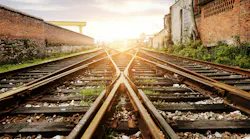 railroad tracks merging