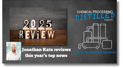 Podcast cover for the 2025 year in review from Chemical Processing. Podcast cover for the 2025 year in review from Chemical Processing.