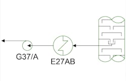 Distillation tower graphic showing NPSHavailable Distillation tower graphic showing NPSHavailable