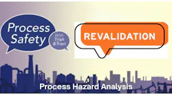 Podcast cover for Process Safety with Trish & Traci. Episode is PHA Revalidation Podcast cover for Process Safety with Trish & Traci. Episode is PHA Revalidation