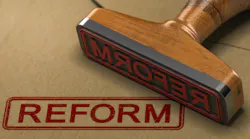REFORM stamped on paper
