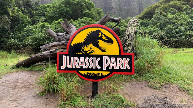 The Kualoa Ranch movie tour is one of the most popular tourist destinations on the island of Oahu, featuring famous movies filmed on location such as Jurassic Par