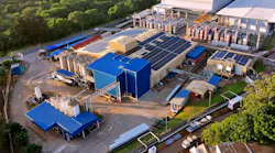 BASF’s dispersion-production building at the Durban site, South Africa — exterior view showing the facility and surrounding site infrastructure. Photo: BASF
