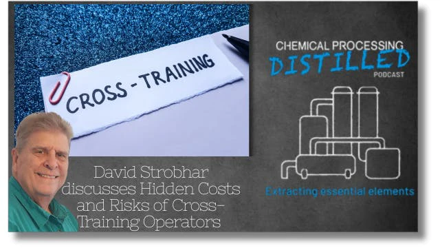 Podcast cover for Chemical Processing Distilled Cross Training featuring David Strobhar