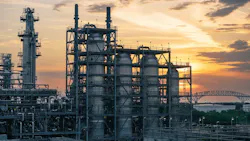 Valero Energy Port Arthur, Texas refinery at sunset Valero Energy Port Arthur, Texas refinery at sunset