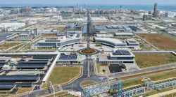 Aerial view of the BASF production site in Zhanjiang Photo: BASF