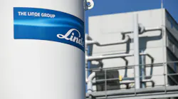 Linde logo on side of chemical tank