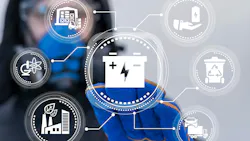 Electric car lithium battery automated assembly line. Concept of accumulators and battries production for ev, vehicle, mobile devices and everything else. Accumulator modern industry. Electric car lithium battery automated assembly line. Concept of accumulators and battries production for ev, vehicle, mobile devices and everything else. Accumulator modern industry.