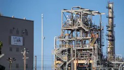 Some damage is visible at the Viva Energy Geelong refinery in Corio after a significant fire broke out, affecting petrol production at one of Australia's two refineries following reports of flames and explosions. Some damage is visible at the Viva Energy Geelong refinery in Corio after a significant fire broke out, affecting petrol production at one of Australia's two refineries following reports of flames and explosions.