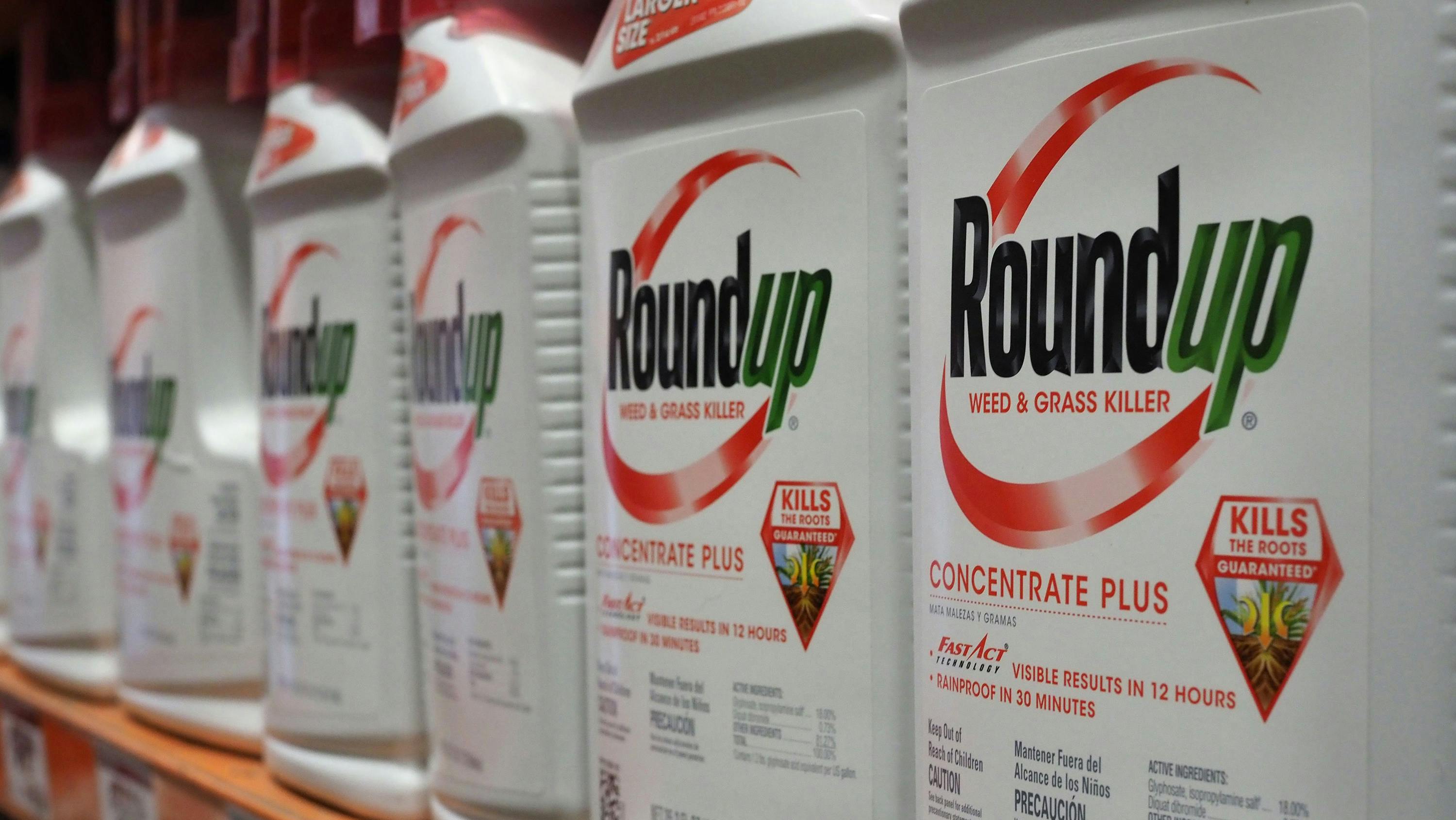 Bottles of Roundup are seen for sale June 19, 2018, at a retail store in Glendale, California. A federal appeals court upheld a $25 million verdict against Monsanto, the maker of Roundup, a weed killer that thousands of litigants blame for causing their cancers. (Robyn Beck/AFP/Getty Images/TNS)