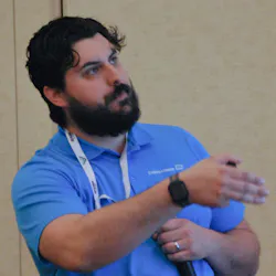 David Tishmack of Endress+Hauser speaks at eChem Expo David Tishmack of Endress+Hauser speaks at eChem Expo