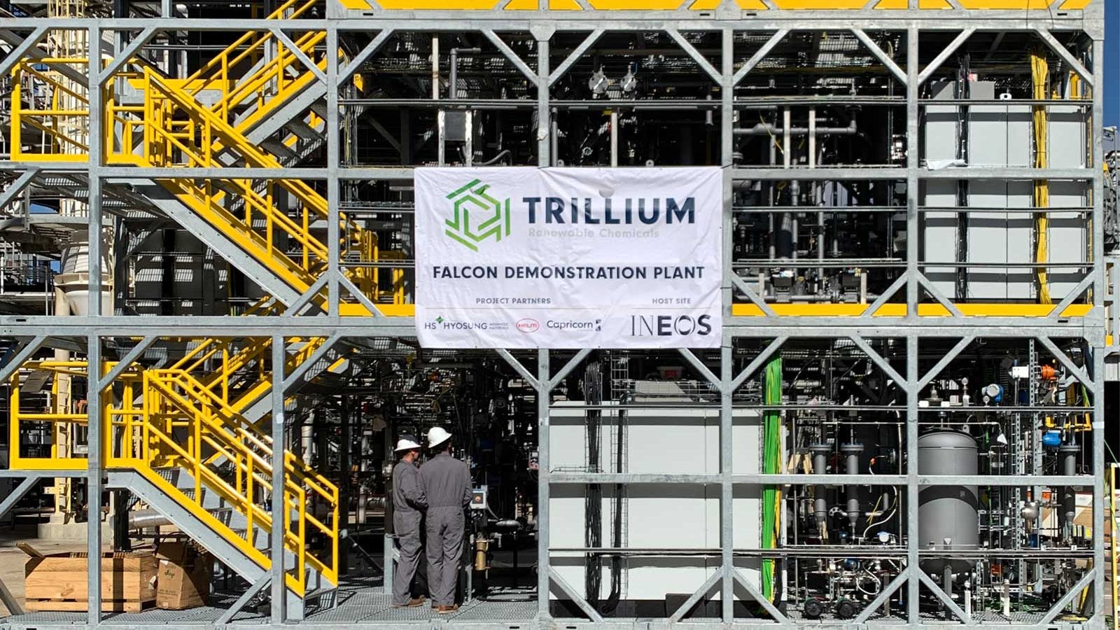 Trillium's Project Falcon demonstration plant at INEOS Nitriles&rsquo; Green Lake facility in Port Lavaca, Texas