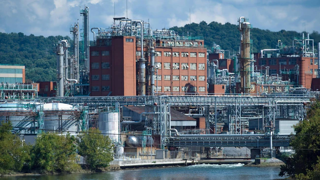 Tennessee Eastman plant on the Holston River