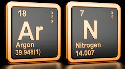 Lead image - Argon and Nitrogen symbols from periodic table Lead image - Argon and Nitrogen symbols from periodic table