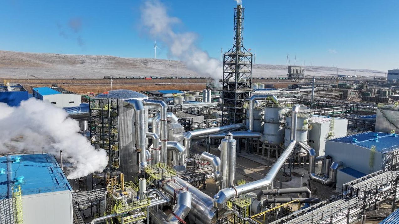 Aerial view of EuroChem sulfuric acid plant