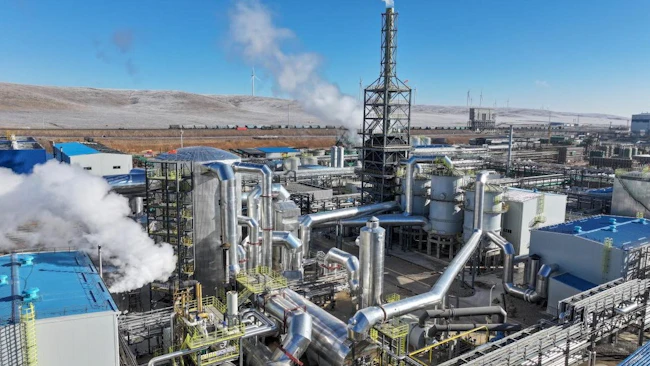 Aerial view of EuroChem sulfuric acid plant