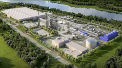 Rendering of Encina’s circular manufacturing facility. Photo: Encina Rendering of Encina’s circular manufacturing facility. Photo: Encina