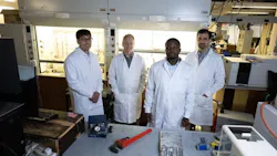 (L-R): University of Pittsburgh research team, Nader Sawtarie, Götz Veser, Aime Laurent Twizerimana, and Mohammad Masnadi (photo: Thomas Altany) (L-R): University of Pittsburgh research team, Nader Sawtarie, Götz Veser, Aime Laurent Twizerimana, and Mohammad Masnadi (photo: Thomas Altany)