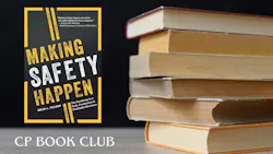 Stack of books with the text CP Book Club and an image of the book, Making Safety Happen Stack of books with the text CP Book Club and an image of the book, Making Safety Happen