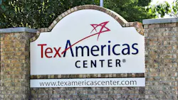 TexAmericas Center entrance sign TexAmericas Center entrance sign