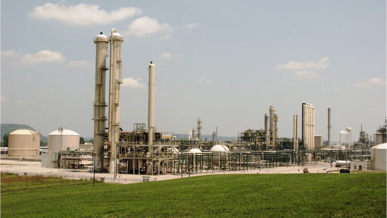 Dow's Carrolton, Kentucky manufacturing plant