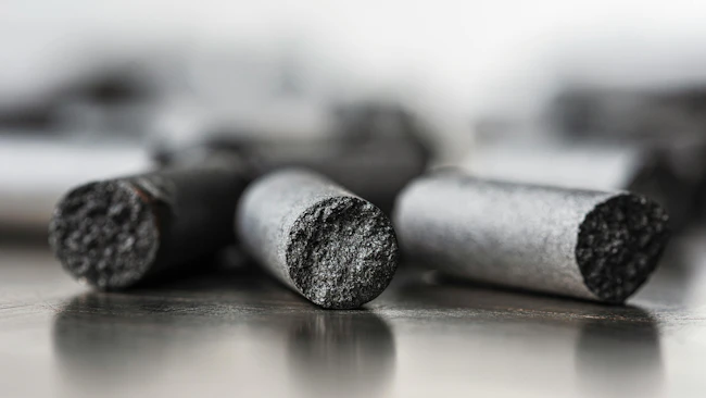 Carbon, graphite raw material in granular form used in metallurgy, electrical engineering, filtration, and the chemical industry