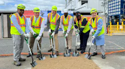 Pictured (left to right): Michael Mohammed (Syensqo), Bill Martin, Mayor of Havre de Grace, Marc Doyle (Syensqo), Marc Cottman (Syensqo), Robert Gray (Syensqo), and Max Miller (Syensqo).