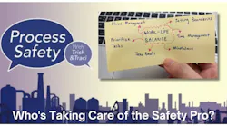 Podcast cover on work-life balance for chemical processing safety pros