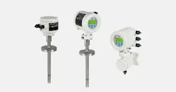 SensyMaster FMT400 thermal mass flowmeter from ABB on white background