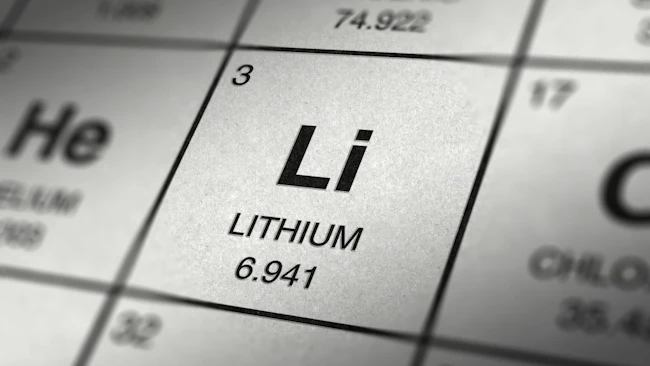 Lithium Element 3 of the periodic table