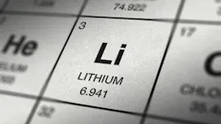 Lithium Element 3 of the periodic table