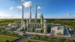 Aerial view and 3D mockup of new Catalyxx plant in Portugal