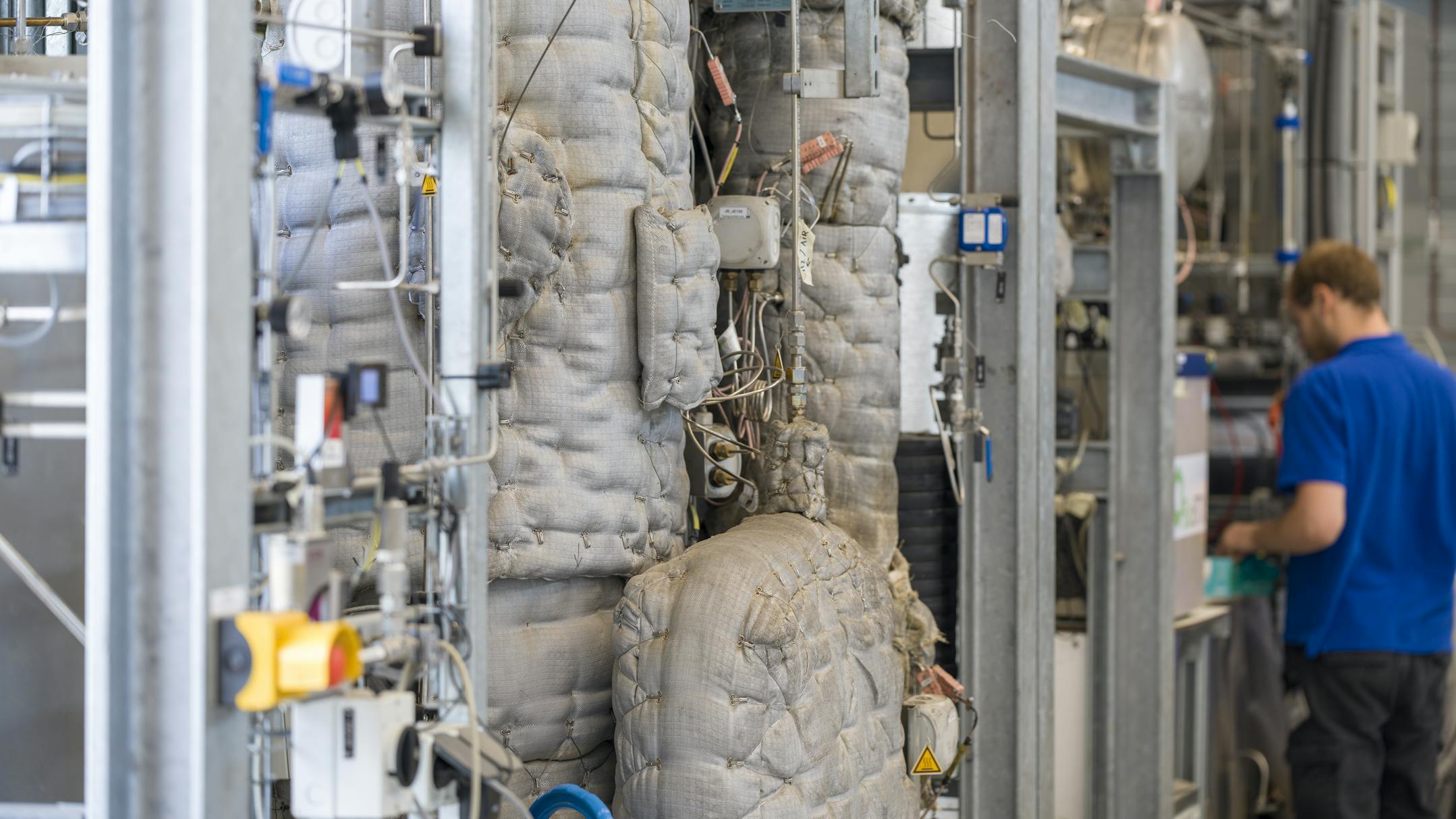 The current demoplant of the ICCP pyrolysis technology of BioBTX.