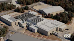 Screenshot of 3D aerial animation of FFG manufacturing facility