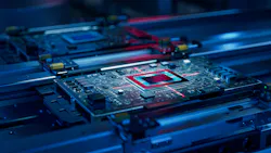 C;lose up of semiconductor chips
