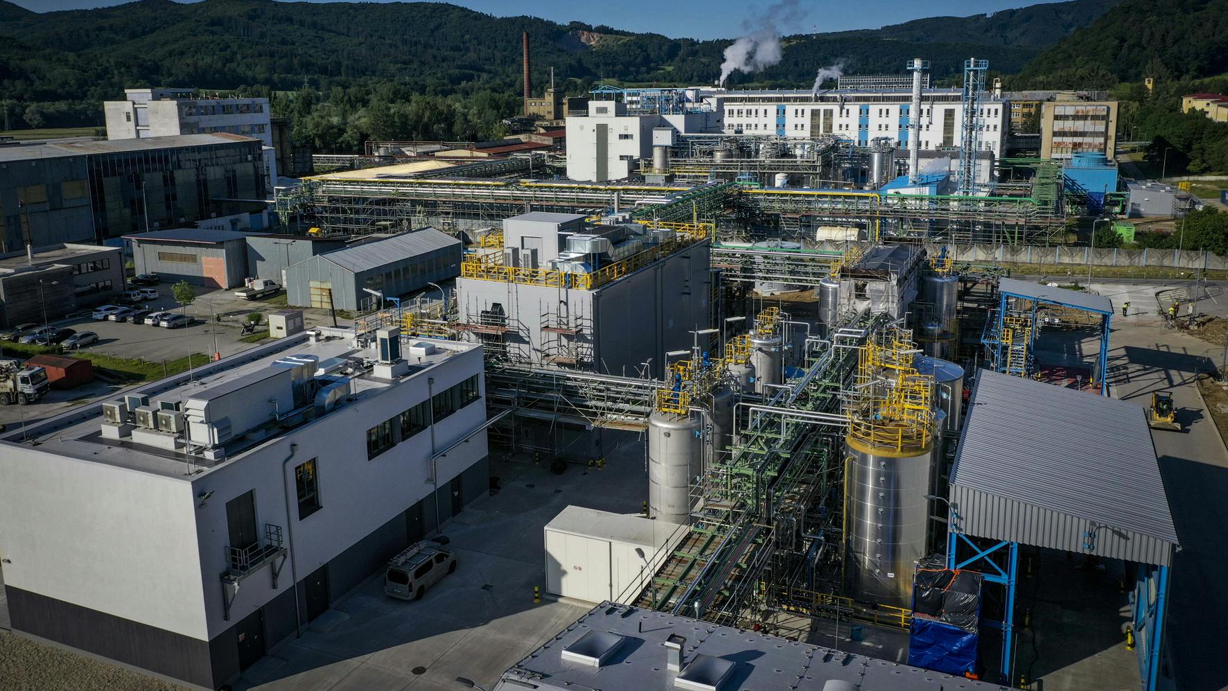 Evonik Biosurfactants plants in Slovakia